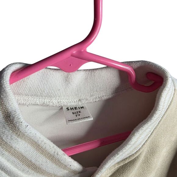 SHEIN Unisex Varsity Style Bomber Jacket 7 - Picture 2 of 3